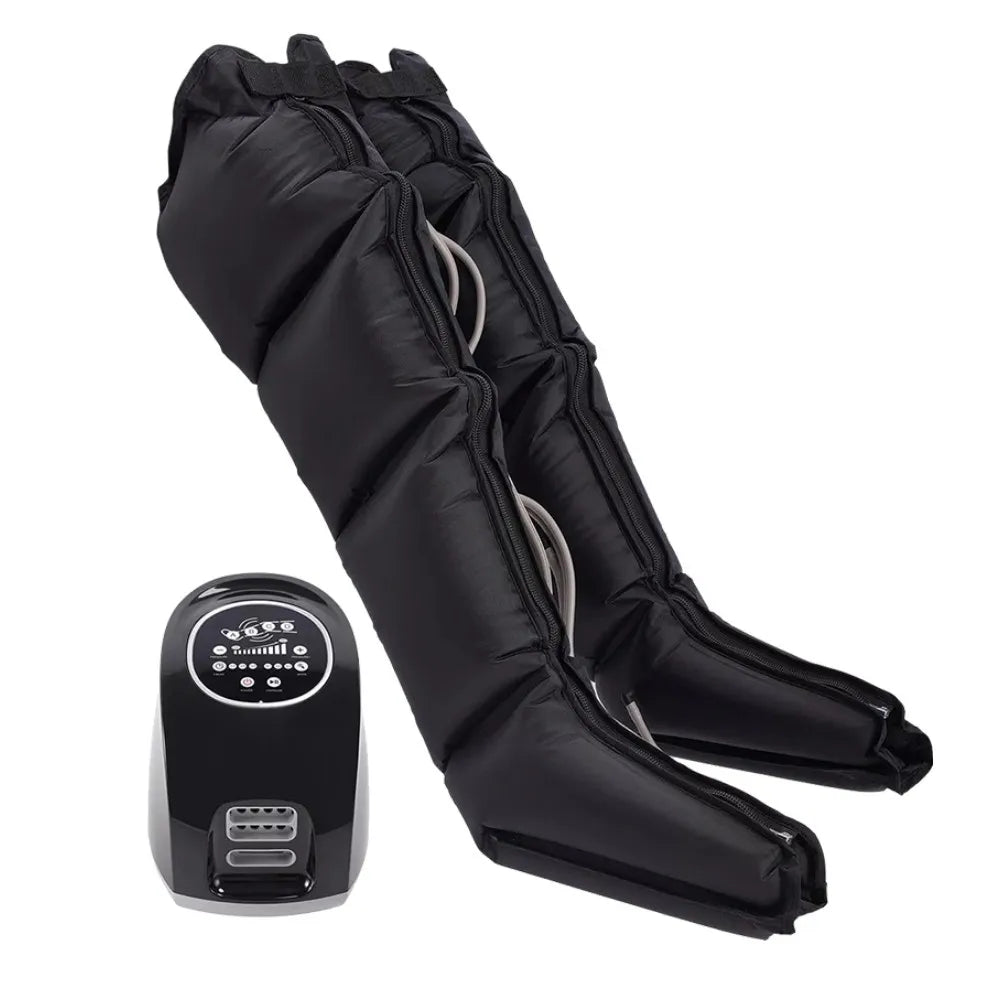 High-Quality Air Compression Leg Massager – 4-Cavity Physiotherapy Wrap for Blood Circulation