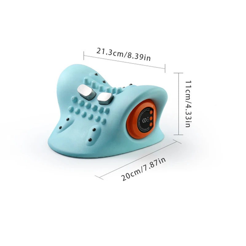 Electric Neck & Shoulder Massager – Finger Pressure Massage Pillow for Neck