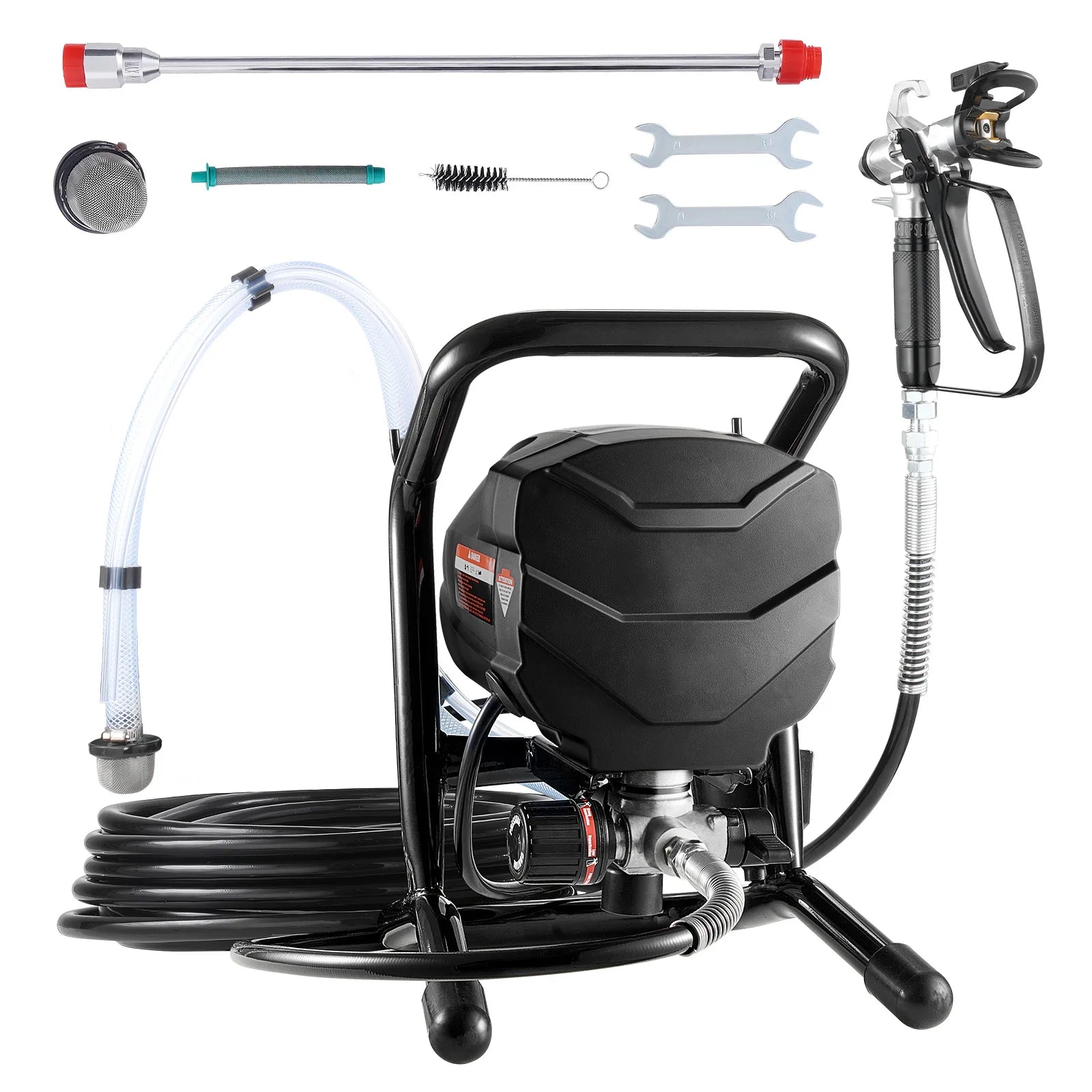 Electric Airless Paint Sprayer 3000PSI – Stand Design with Extension Rod